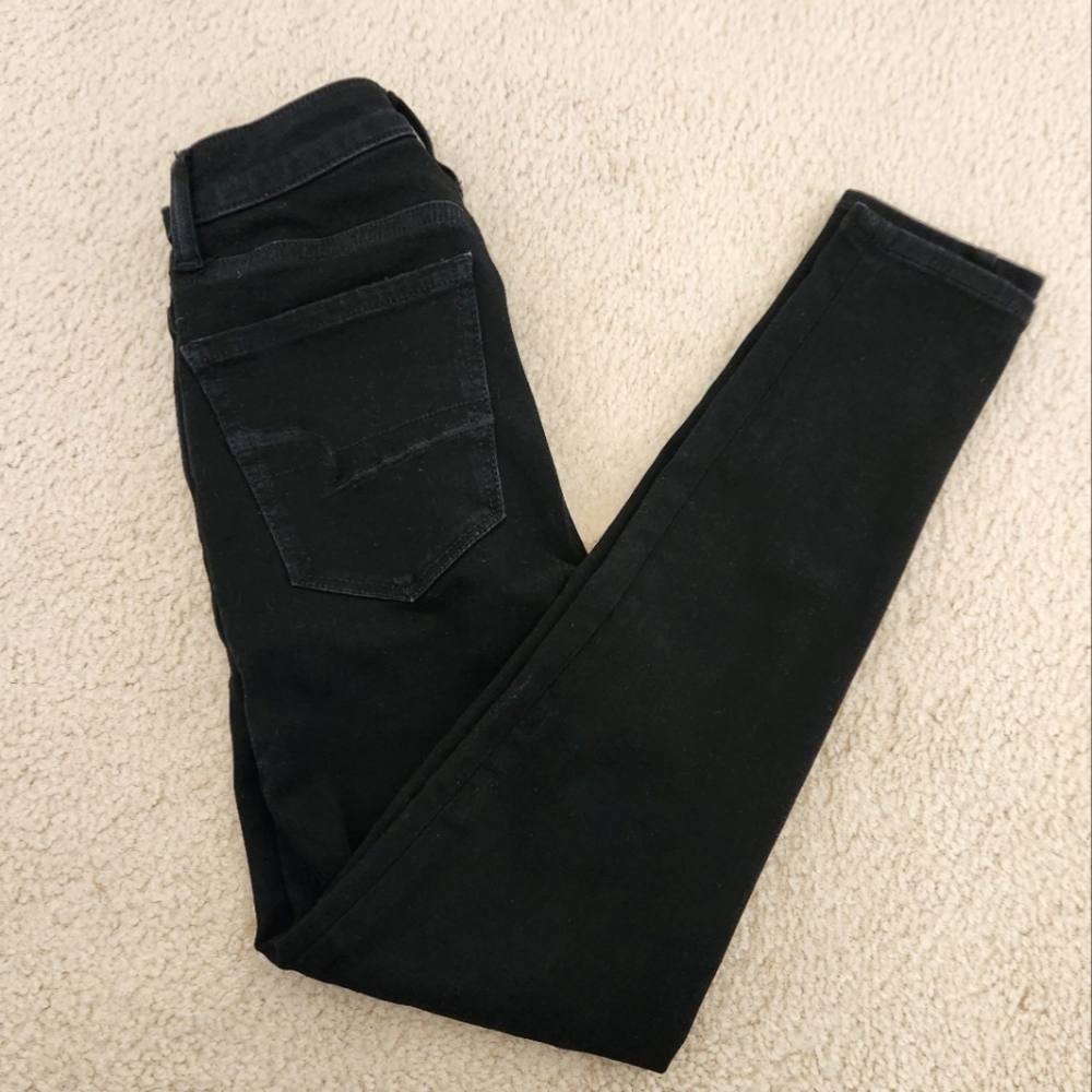 American Eagle 360 Next Level Stretch High Rise Jeggings Jeans, 00 X-Short